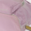 PRADA Backpack Nylon Pink Silver Auth 155946-15