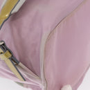 PRADA Backpack Nylon Pink Silver Auth 155946-16