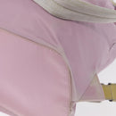 PRADA Backpack Nylon Pink Silver Auth 155946-19