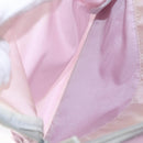 PRADA Backpack Nylon Pink Silver Auth 155946-27