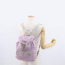 PRADA Backpack Nylon Pink Silver Auth 155946-30