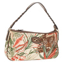 Salvatore Ferragamo Shoulder Bag Nylon Multicolor Gold Auth 155947V-1