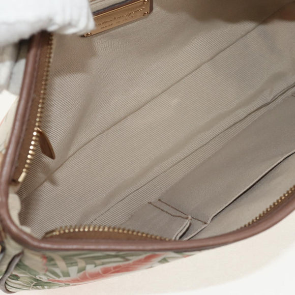 Salvatore Ferragamo Shoulder Bag Nylon Multicolor Gold Auth 155947V