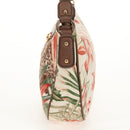 Salvatore Ferragamo Shoulder Bag Nylon Multicolor Gold Auth 155947V-3