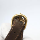 GUCCI GG Supreme Web Sherry Line Bag PVC Beige Gold 164 02 034 Auth 155951-14