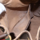 GUCCI GG Supreme Web Sherry Line Bag PVC Beige Gold 164 02 034 Auth 155951-20