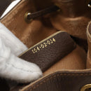 GUCCI GG Supreme Web Sherry Line Bag PVC Beige Gold 164 02 034 Auth 155951-21