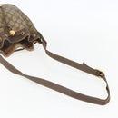 GUCCI GG Supreme Web Sherry Line Bag PVC Beige Gold 164 02 034 Auth 155951-7