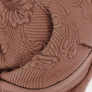 BVLGARI Chandra Shoulder Bag Leather Pink Gold Auth 155952-10