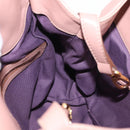 BVLGARI Chandra Shoulder Bag Leather Pink Gold Auth 155952-18