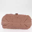 BVLGARI Chandra Shoulder Bag Leather Pink Gold Auth 155952-9