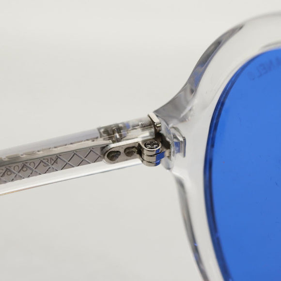 CHANEL Sunglasses plastic Blue CC Auth 155953M