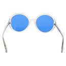 CHANEL Sunglasses plastic Blue CC Auth 155953M-3