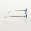 CHANEL Sunglasses plastic Blue CC Auth 155953M-23