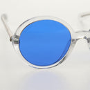 CHANEL Sunglasses plastic Blue CC Auth 155953M-7