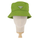 PRADA Bucket Hat Canvas M Green Auth 155955M-2