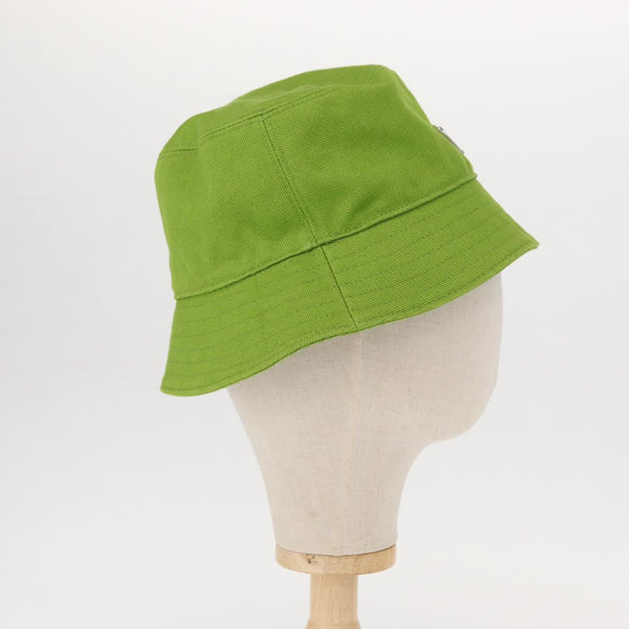 PRADA Bucket Hat Canvas M Green Auth 155955M