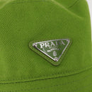 PRADA Bucket Hat Canvas M Green Auth 155955M-6