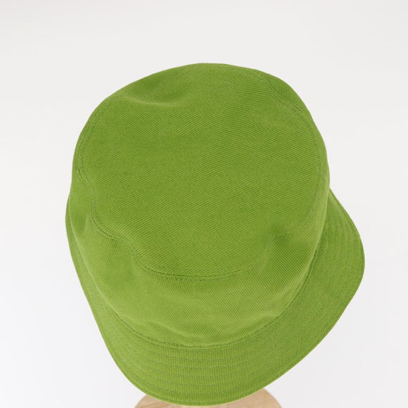 PRADA Bucket Hat Canvas M Green Auth 155955M