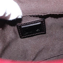 FENDI Zucchino Canvas Schultertasche Rot Silber Original 155957V-19