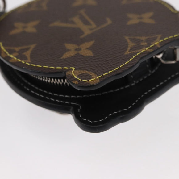 LOUIS VUITTON Monogram Bag Charm L Panda Charm White Black M03397 Auth 155958SM