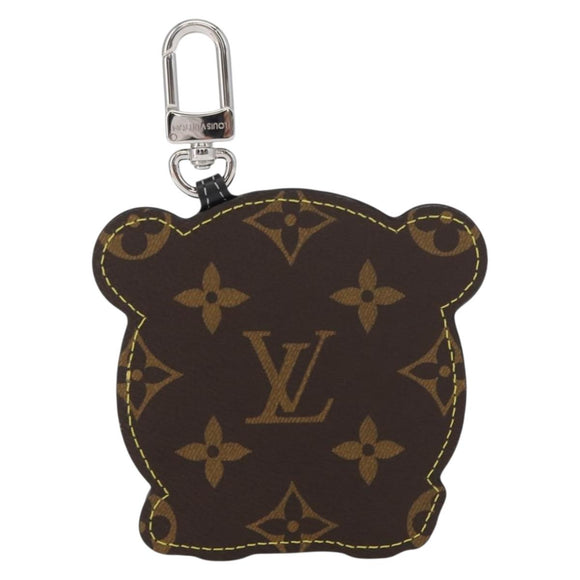 LOUIS VUITTON Monogram Bag Charm L Panda Charm White Black M03397 Auth 155958SM