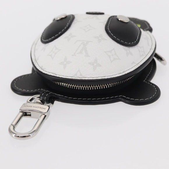 LOUIS VUITTON Monogram Bag Charm L Panda Charm White Black M03397 Auth 155958SM