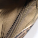 FENDI Carry Case Zucca Canvas Trunk Black Brown Auth 155959SAV-29