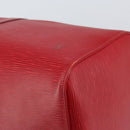 LOUIS VUITTON Epi Keepall 55 Boston Bag Red M42957 LV Auth 155970-15