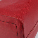LOUIS VUITTON Epi Keepall 55 Boston Bag Red M42957 LV Auth 155970-16