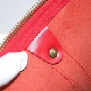 LOUIS VUITTON Epi Keepall 55 Boston Bag Red M42957 LV Auth 155970-12