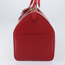 LOUIS VUITTON Epi Keepall 55 Boston Bag Red M42957 LV Auth 155970-4