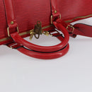 LOUIS VUITTON Epi Keepall 55 Boston Bag Red M42957 LV Auth 155970-7