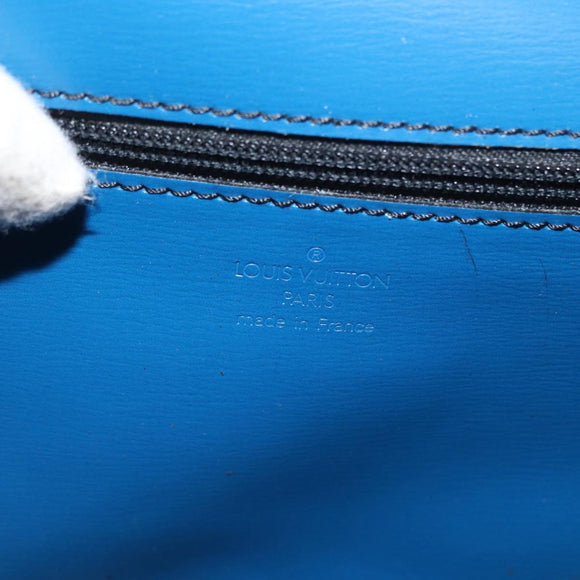 LOUIS VUITTON Epi Pochette Arche Shoulder Bag Blue M52575 LV Auth 155971