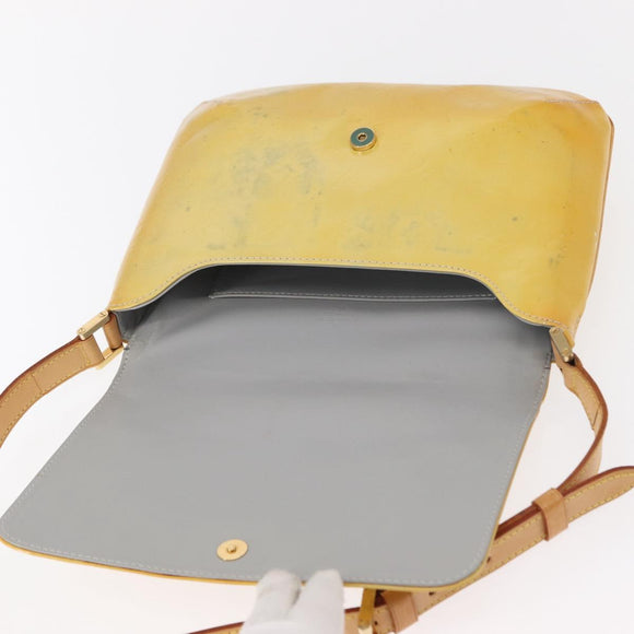 LOUIS VUITTON Monogram Vernis Thompson Street Bag Gris M91008 LV Auth 155972