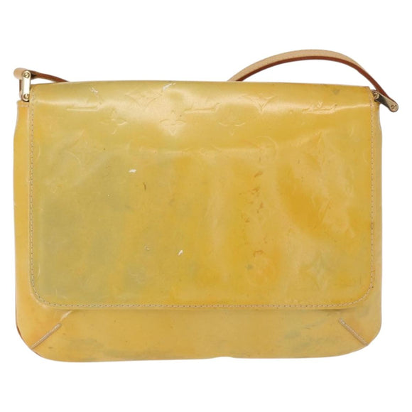 LOUIS VUITTON Monogram Vernis Thompson Street Bag Gris M91008 LV Auth 155972