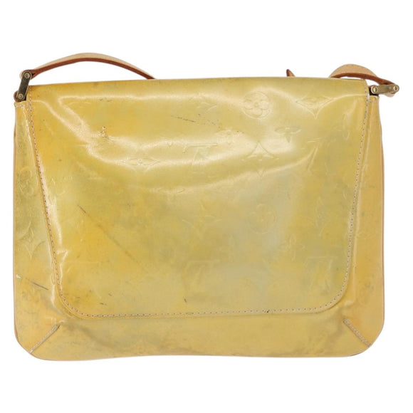 LOUIS VUITTON Monogram Vernis Thompson Street Bag Gris M91008 LV Auth 155972