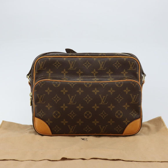 LOUIS VUITTON Monogram Nile Shoulder Bag M45244 LV Auth 155975A
