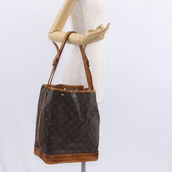 LOUIS VUITTON Monogram Noe Shoulder Bag M42224 LV Auth 155978