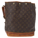 LOUIS VUITTON Monogram Noe Shoulder Bag M42224 LV Auth 155979-1