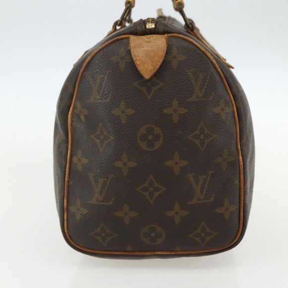 LOUIS VUITTON Monogram Speedy 25 Hand Bag M41528 LV Auth 155988