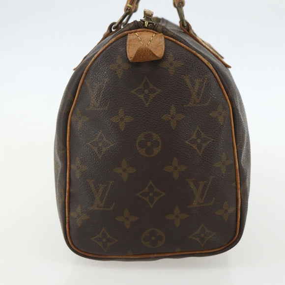 LOUIS VUITTON Monogram Speedy 25 Hand Bag M41528 LV Auth 155988