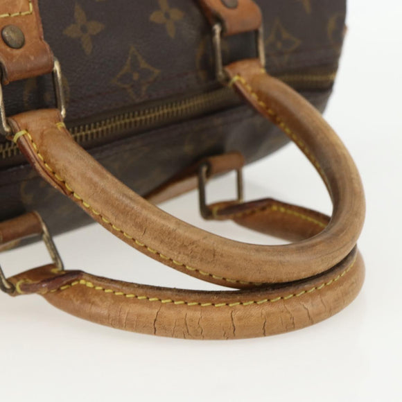 LOUIS VUITTON Monogram Speedy 25 Hand Bag M41528 LV Auth 155988