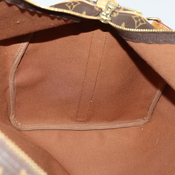 LOUIS VUITTON Monogram Keepall Bandouliere 55 Boston Bag M41414 LV Auth 155996
