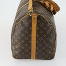 LOUIS VUITTON Monogram Keepall Bandouliere 55 Boston Bag M41414 LV Auth 155996-4