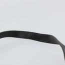 Christian Dior Trotter Canvas Shoulder Bag Black Gold Auth 155999-8