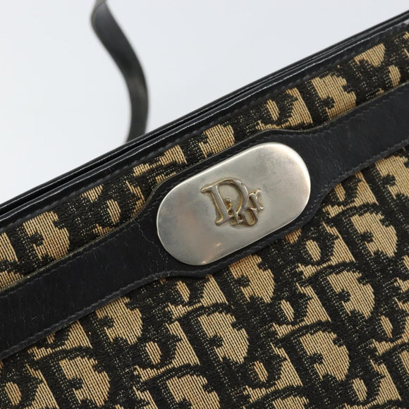 Christian Dior Trotter Canvas Shoulder Bag Navy Auth 156000