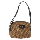 Christian Dior Trotter Canvas Shoulder Bag Brown Auth 156003-1