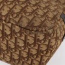 Christian Dior Trotter Canvas Shoulder Bag Brown Auth 156003-17