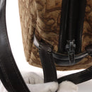 Christian Dior Trotter Canvas Shoulder Bag Brown Auth 156003-10